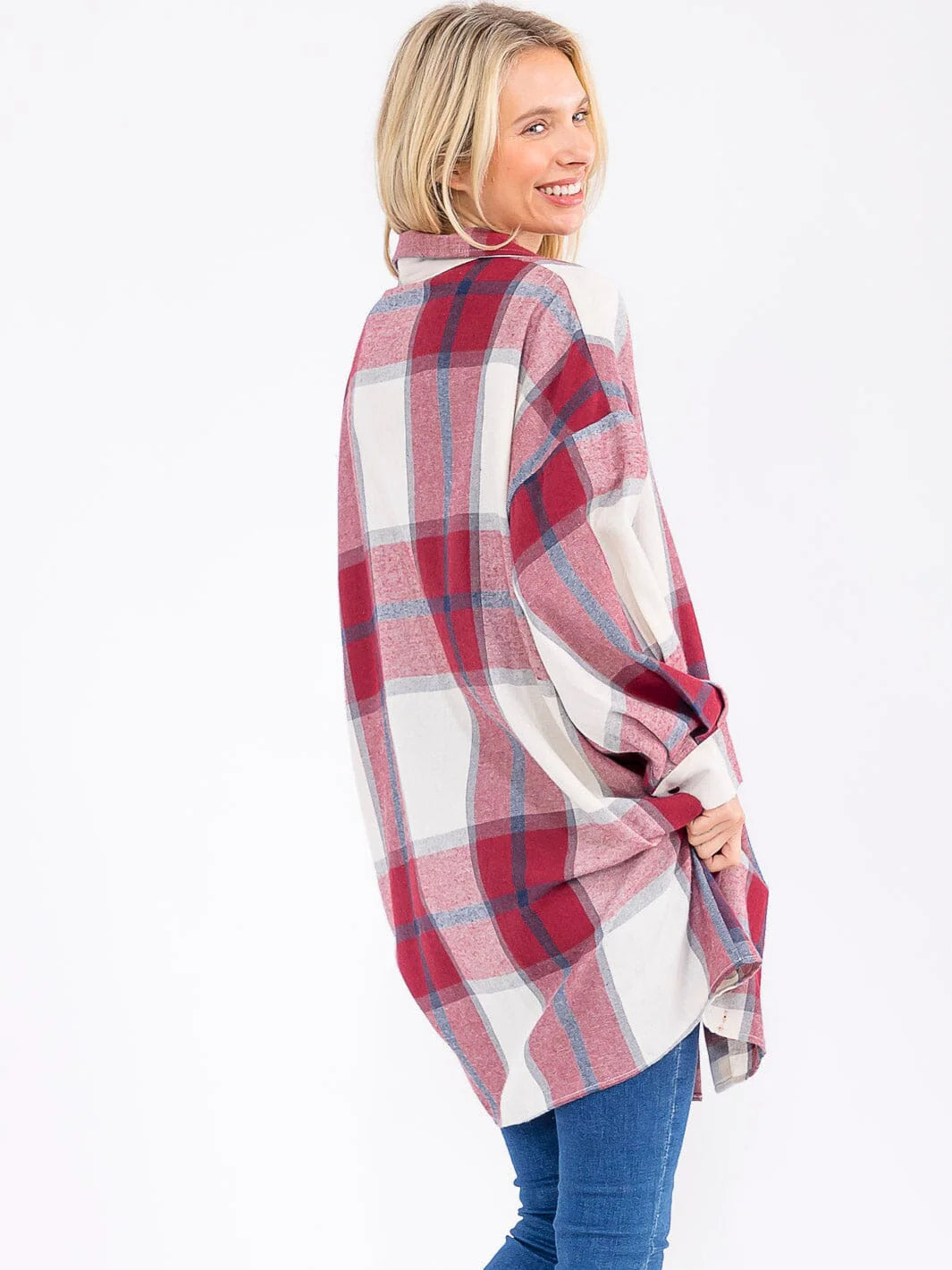 Take Me Home Plaid Shacket W390