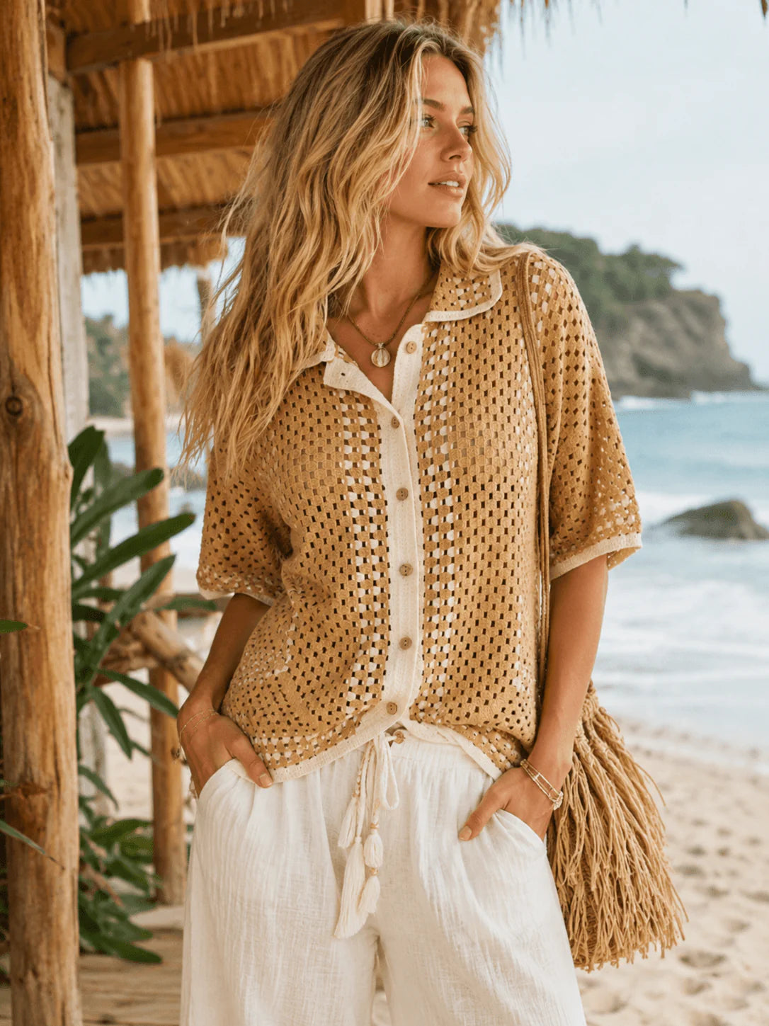 Summer Vibe Crochet Top W411