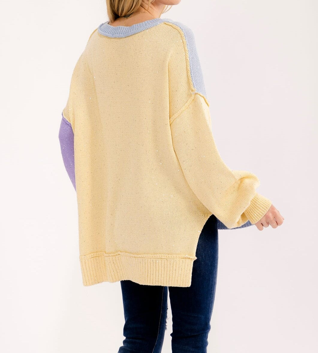 My Colorblock Sweater W452