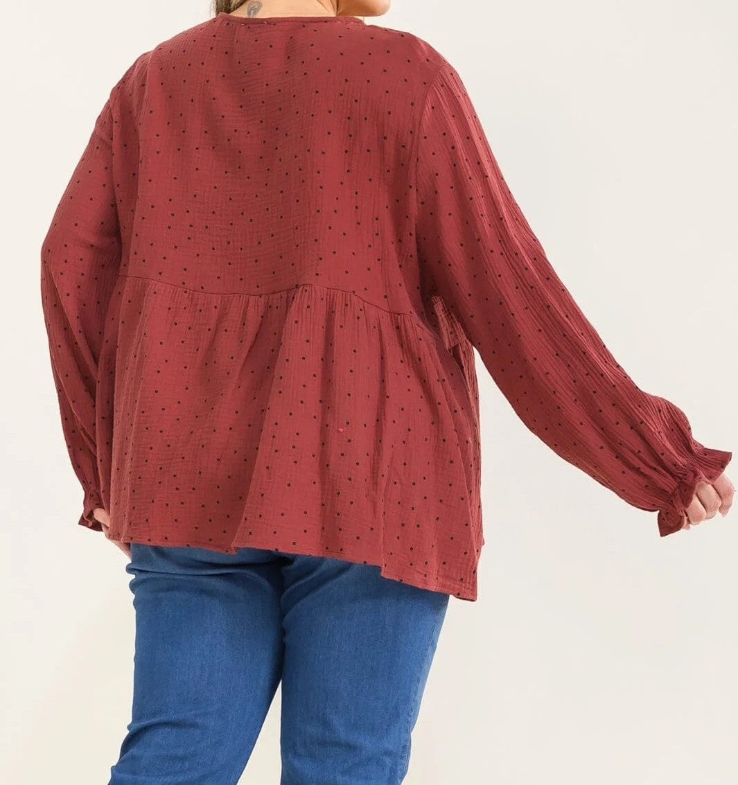Vintage Washed Curvy Top W467