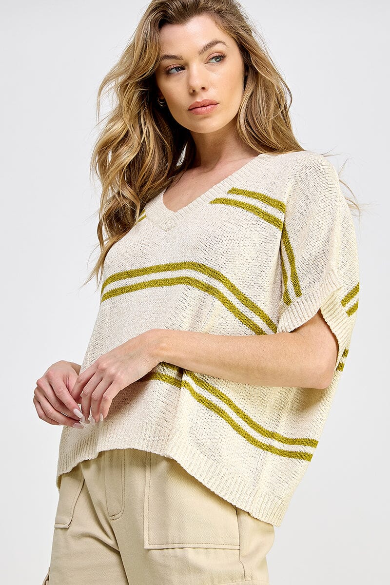 Cozy Knit Sweater Top W469