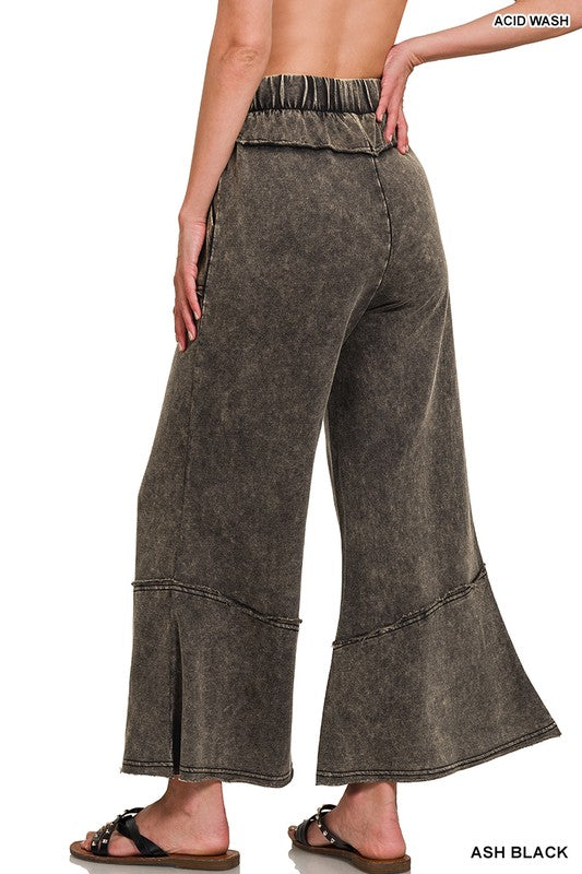 Rugged Charm Wide Leg Pants Z772
