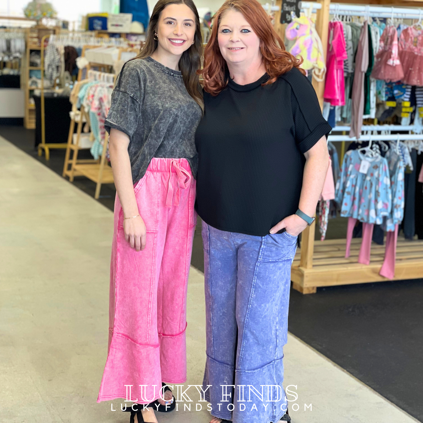 Rugged Charm Wide Leg Pants Z772
