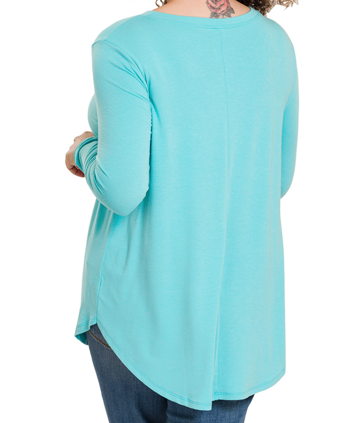 Weekend Ready Curvy Top Z775
