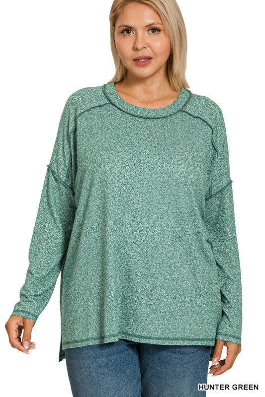 Chasing Comfy Curvy Top Z791P