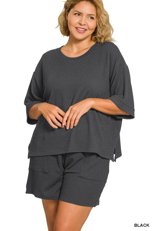 My Sporty Curvy Shorts Set Z818P