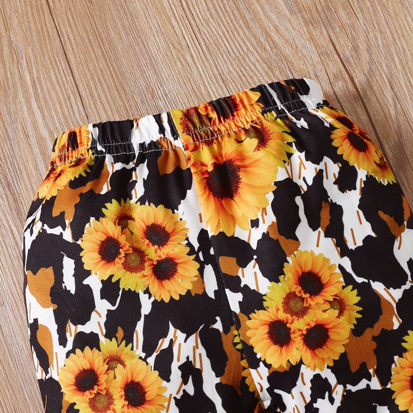 K122 Baby Romper Floral Pants Set