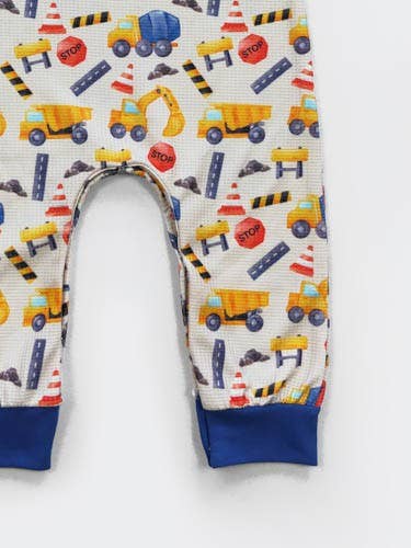 K168 Construction Boy Romper