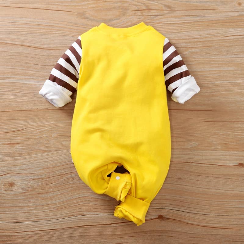K133 Baby Giraffe Embroidery Jumpsuit