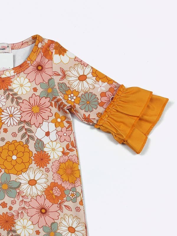 K167 Blush Marigold Baby Romper