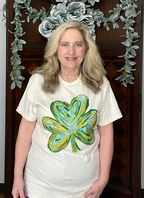 Watercolor Shamrock Print CP526