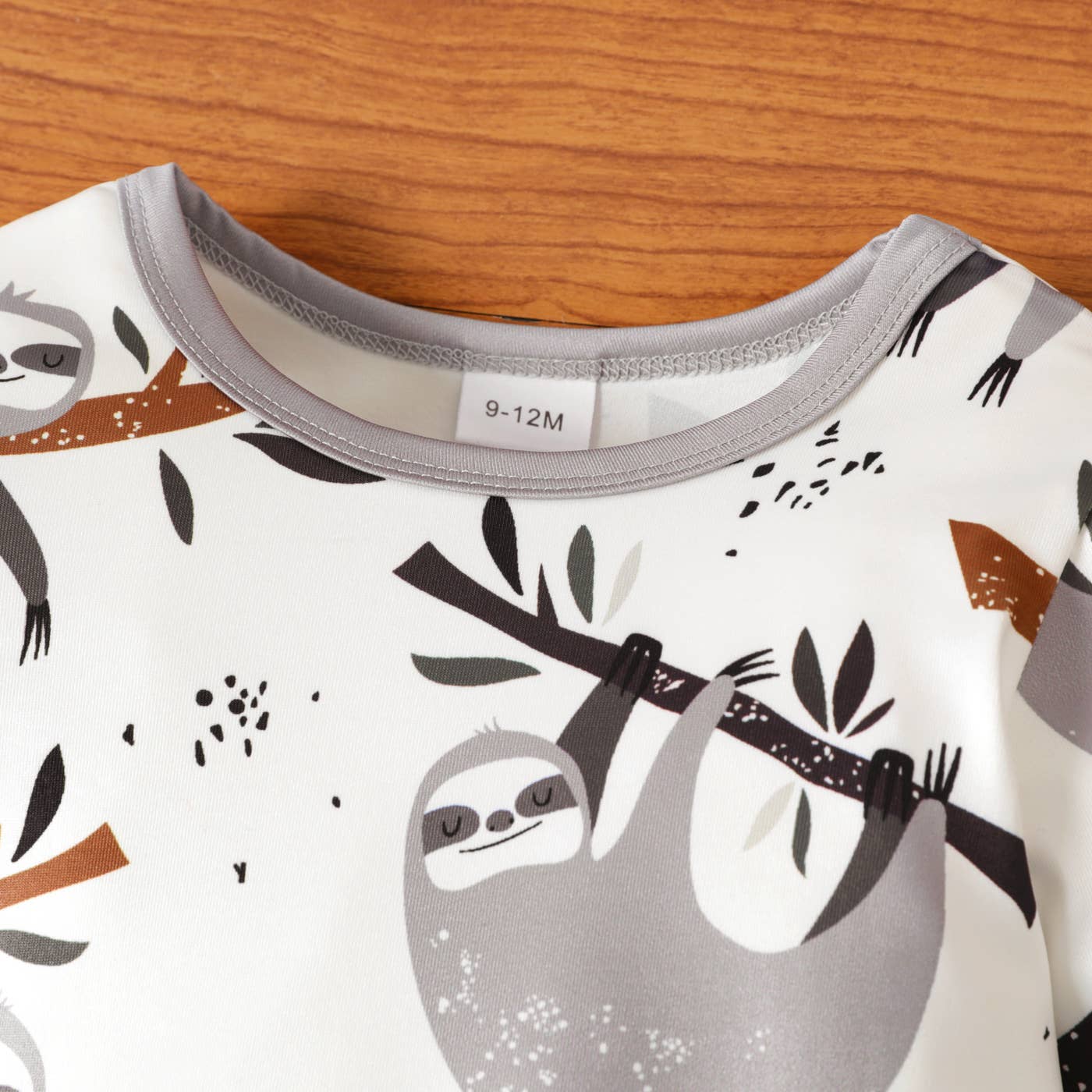 K126 Boy Cartoon Sloth Jumpsuit