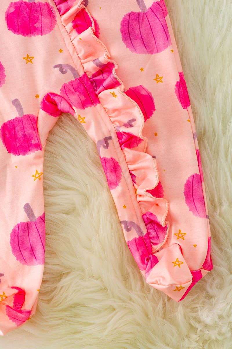 K142 PINK PUMPKIN w Ruffle