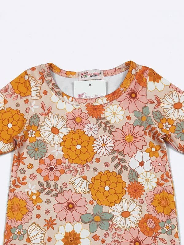 K167 Blush Marigold Baby Romper