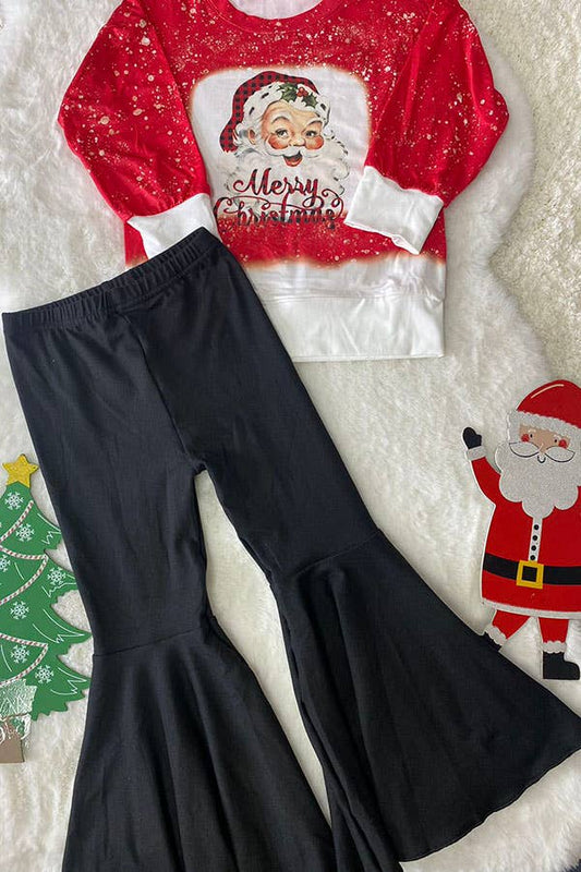K180 Merry Christmas girls pants set