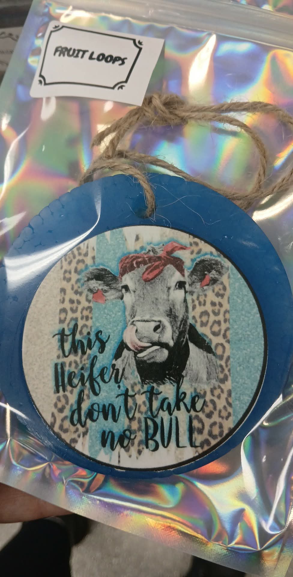 Fruit Loops Car Freshie Blue