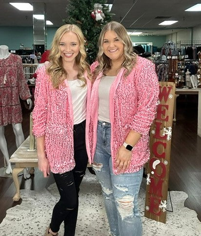 Dazzling Sequin Blazer D920