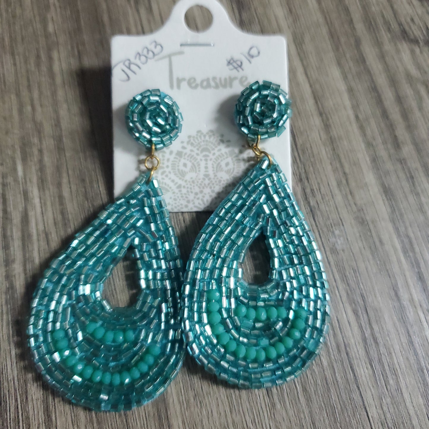 Seed Bead Tear Drop JR333