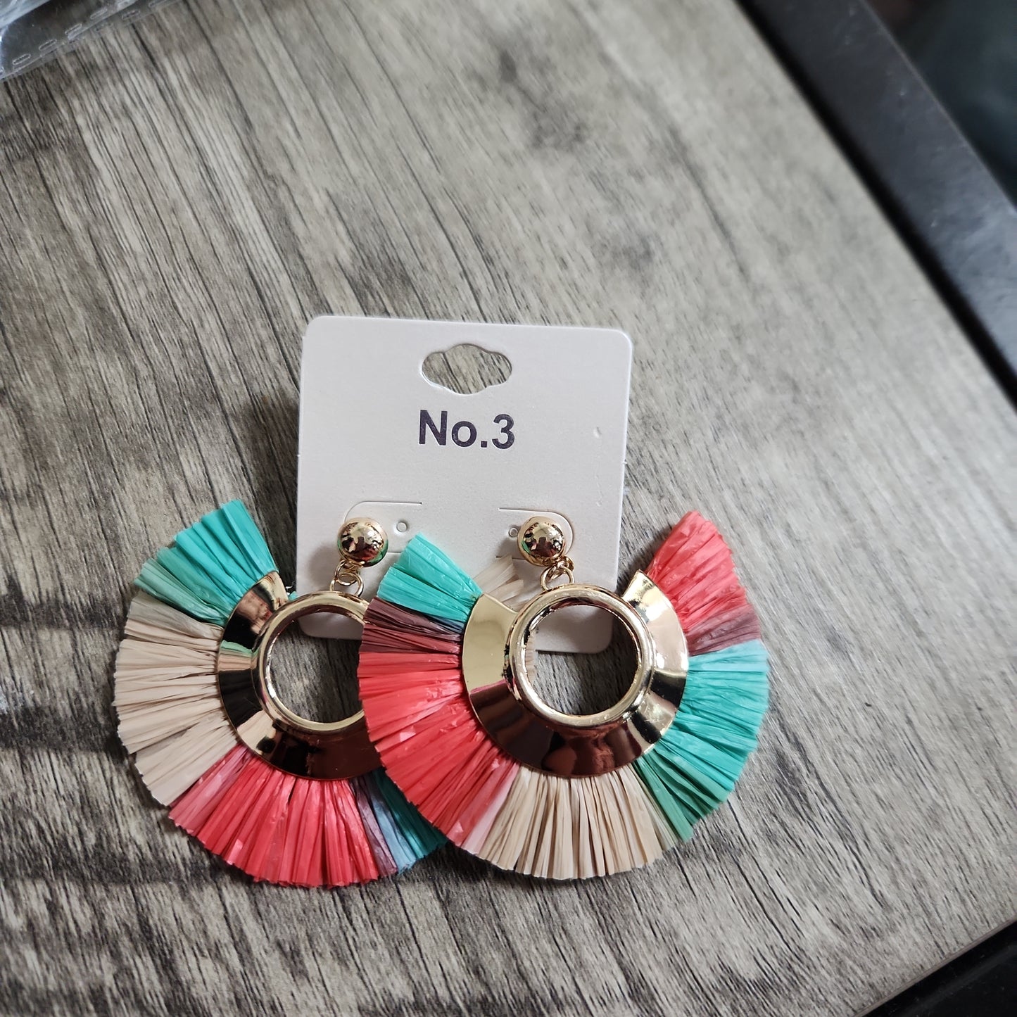 Raffia Ombre Earrings JV214
