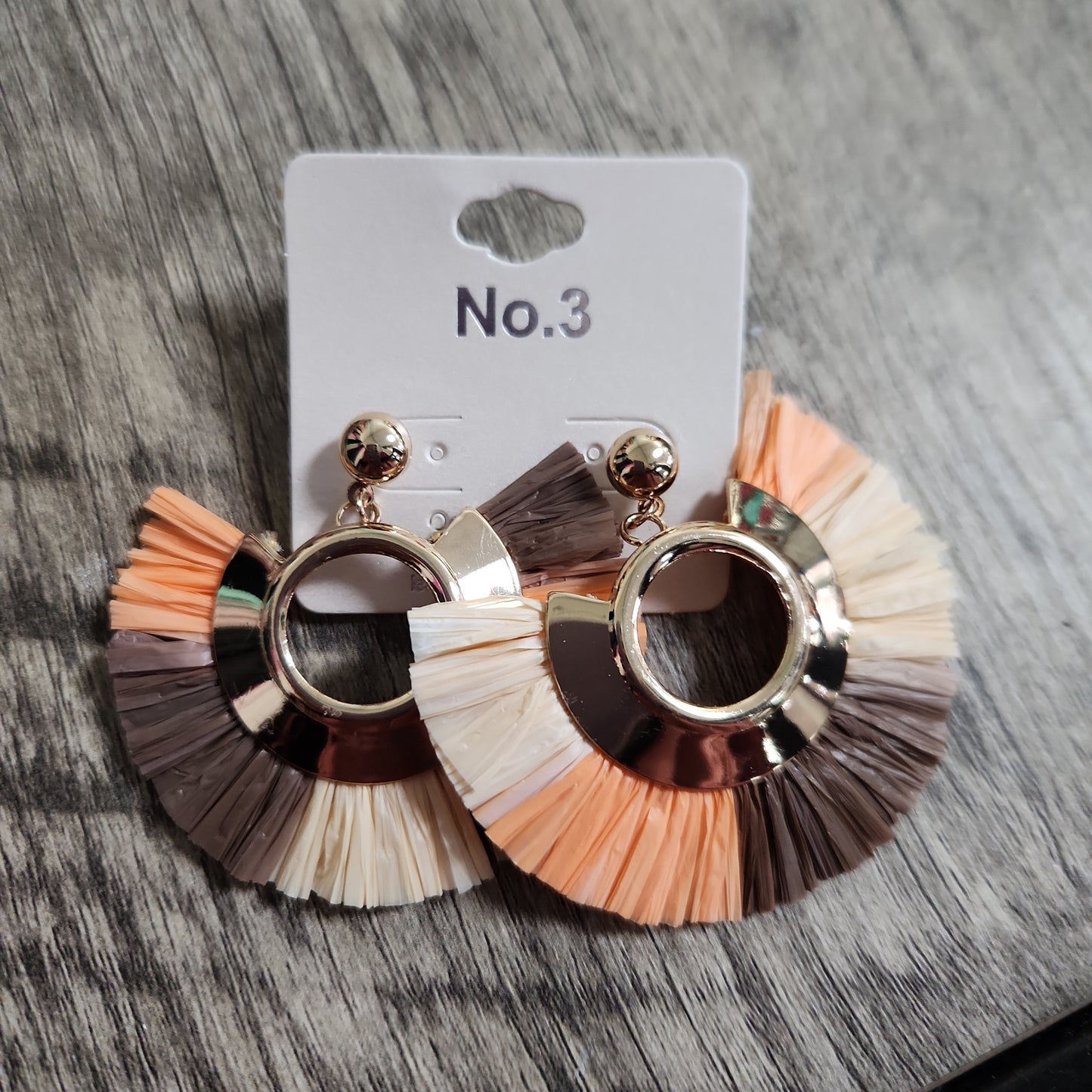 Raffia Ombre Earrings JV214