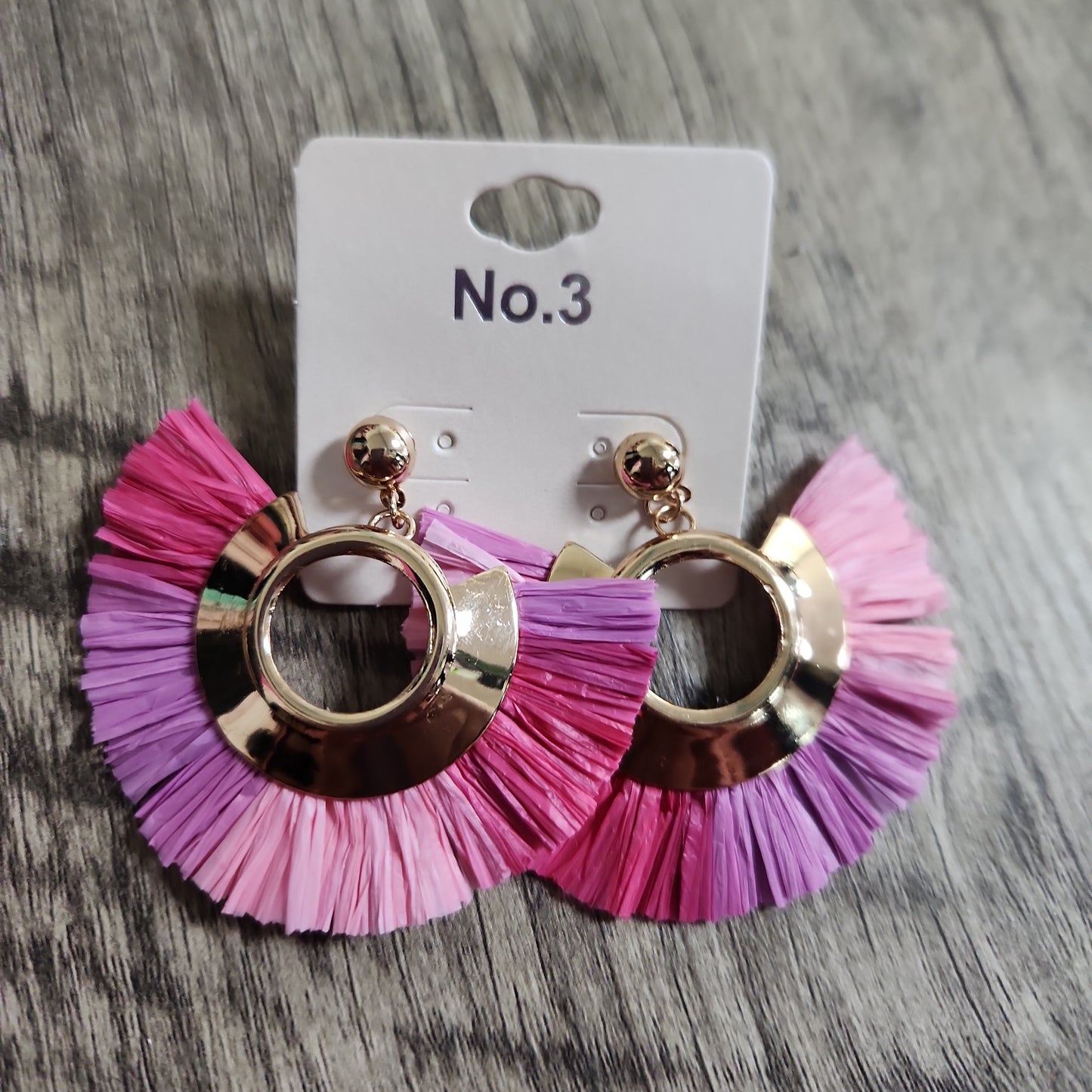 Raffia Ombre Earrings JV214