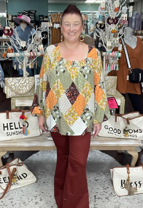 Showing Off Blouse D856