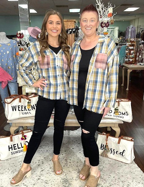 Plaid Things Up Shirt D797