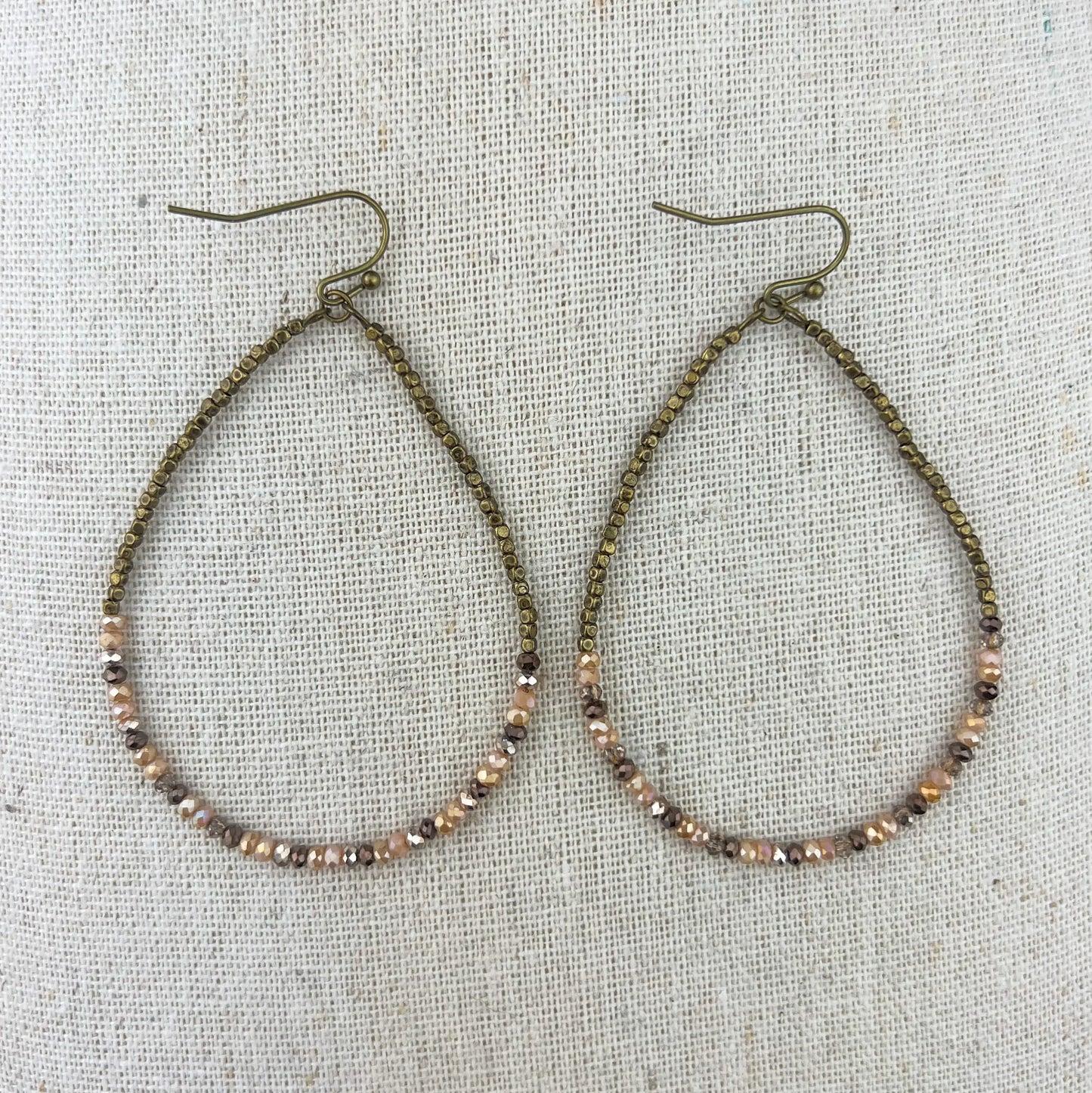Teardrop Seed Bead Earrings JAC118
