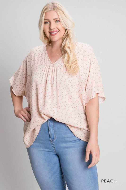 6758 Summer Breeze Top, Peach