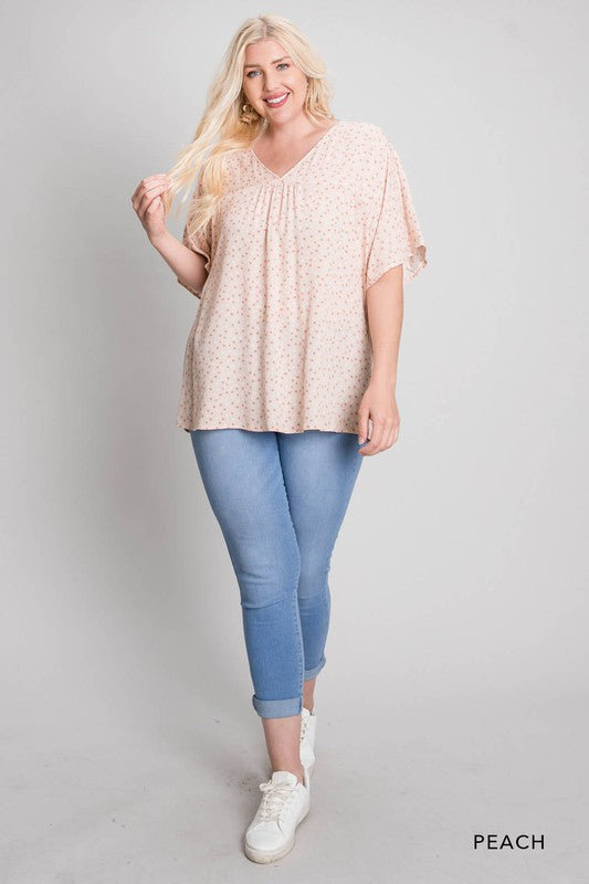 6758 Summer Breeze Top, Peach