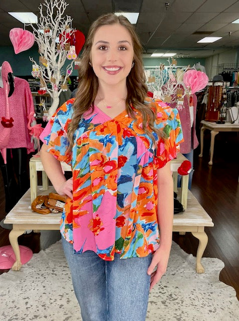Fluttering Love Top D948