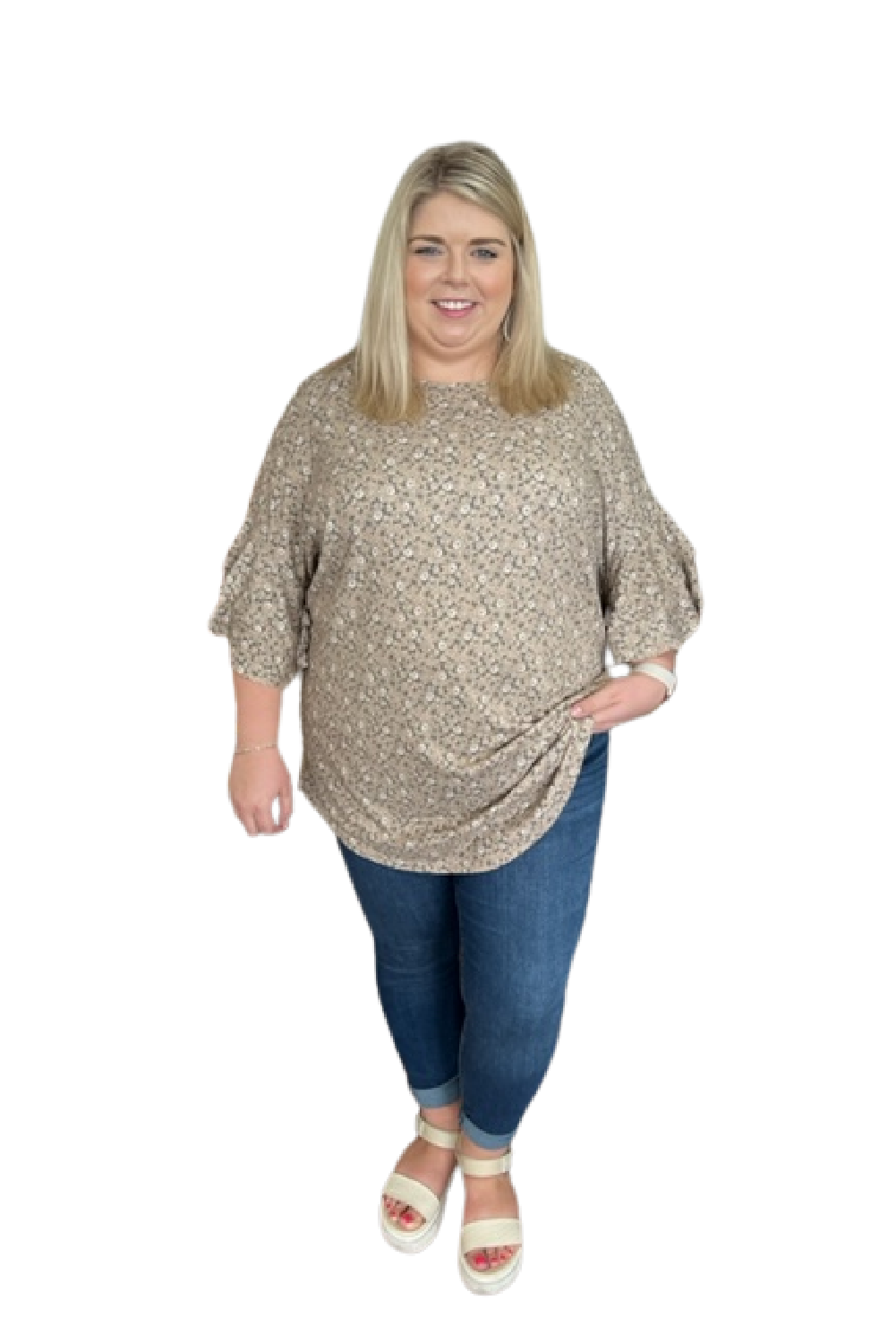 Sending Flowers Tunic 7764 Final Sale