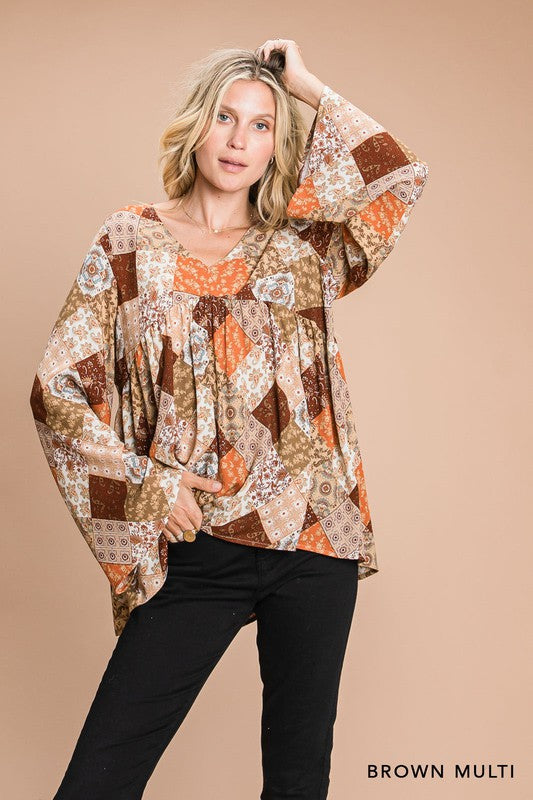 Boulevard Patchwork Top 7828 Final Sale