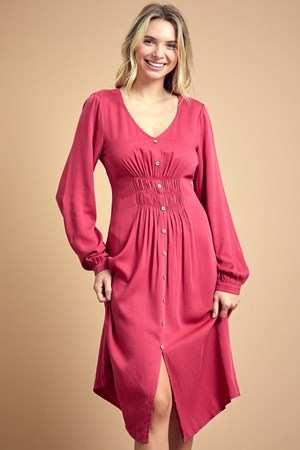 Say Yes Midi Dress 7896 Final Sale