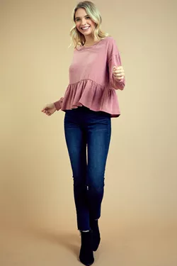 Madison Ruffled Top 7900 Final Sale