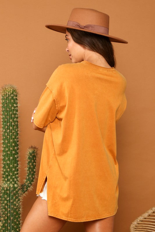 Cute Suede Star Top 7935