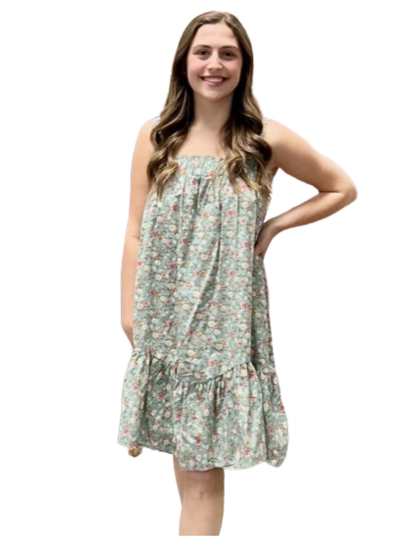 Smocked & Loaded Ruffle Dress 7982 Final Sale