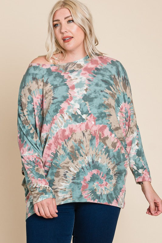 Rainbow Comfy Curvy Top 7996