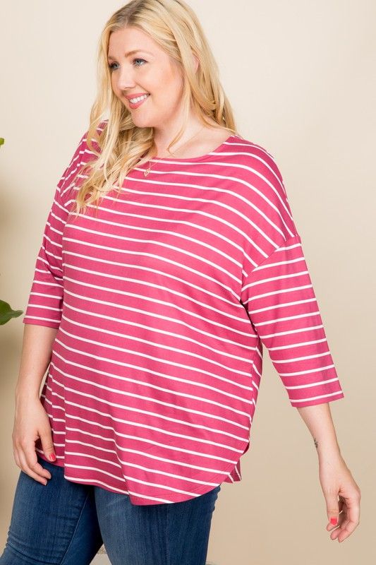 Casual Curvy Top 7999 Final Sale