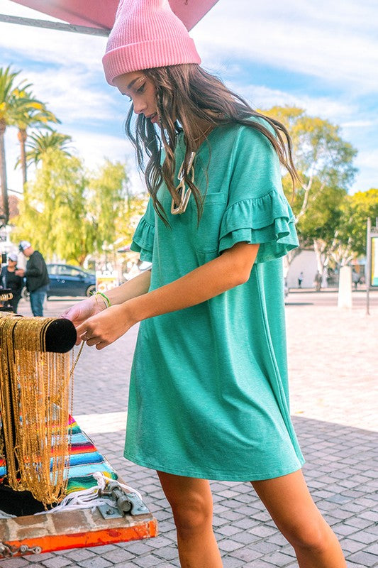 Florence Pocket Tee Dress 8064