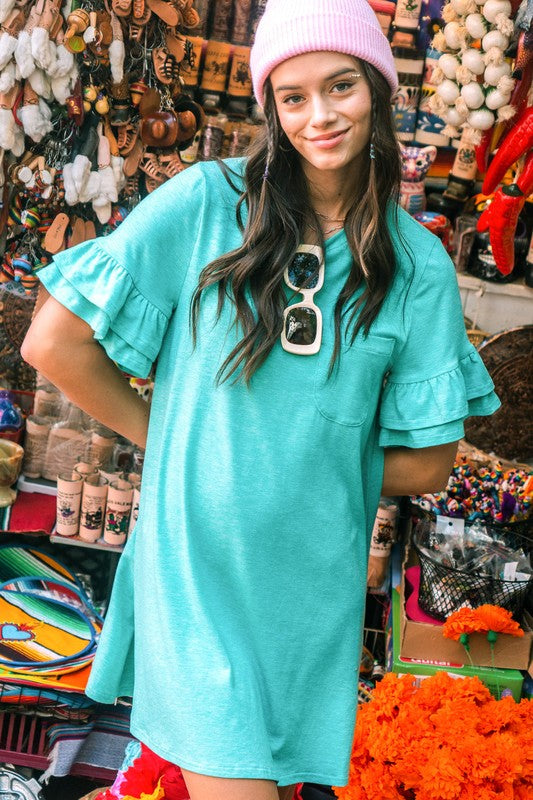 Florence Pocket Tee Dress 8064