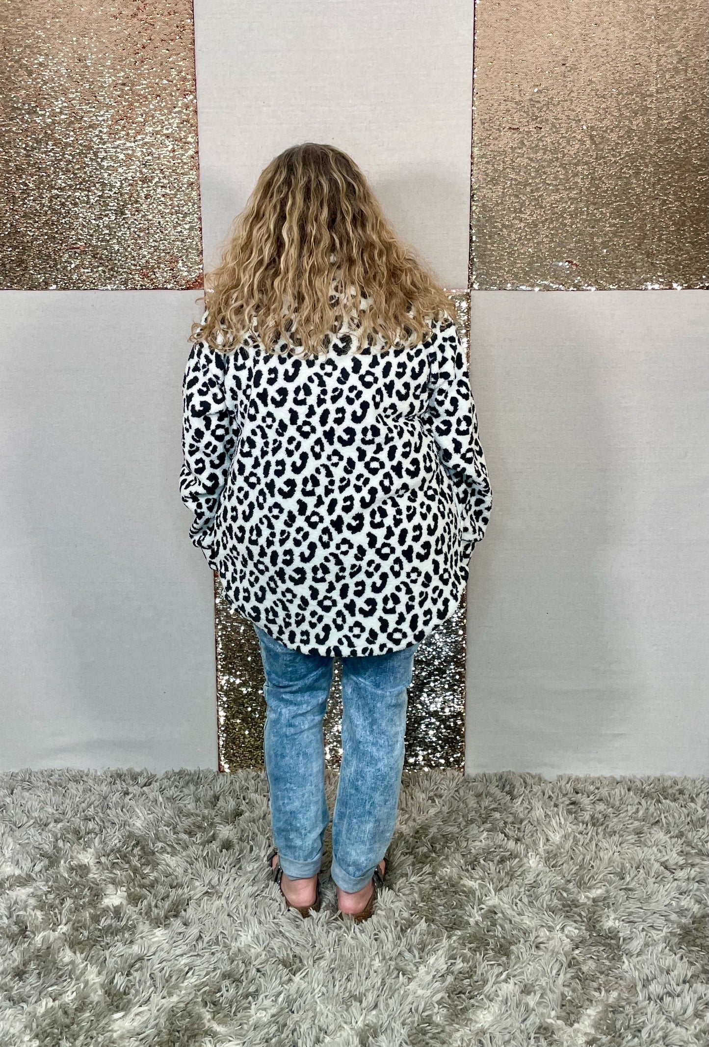 Soft Leopard Print Shacket G120 Final Sale