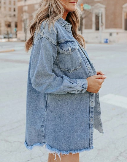 Abby's Fav Denim Shacket