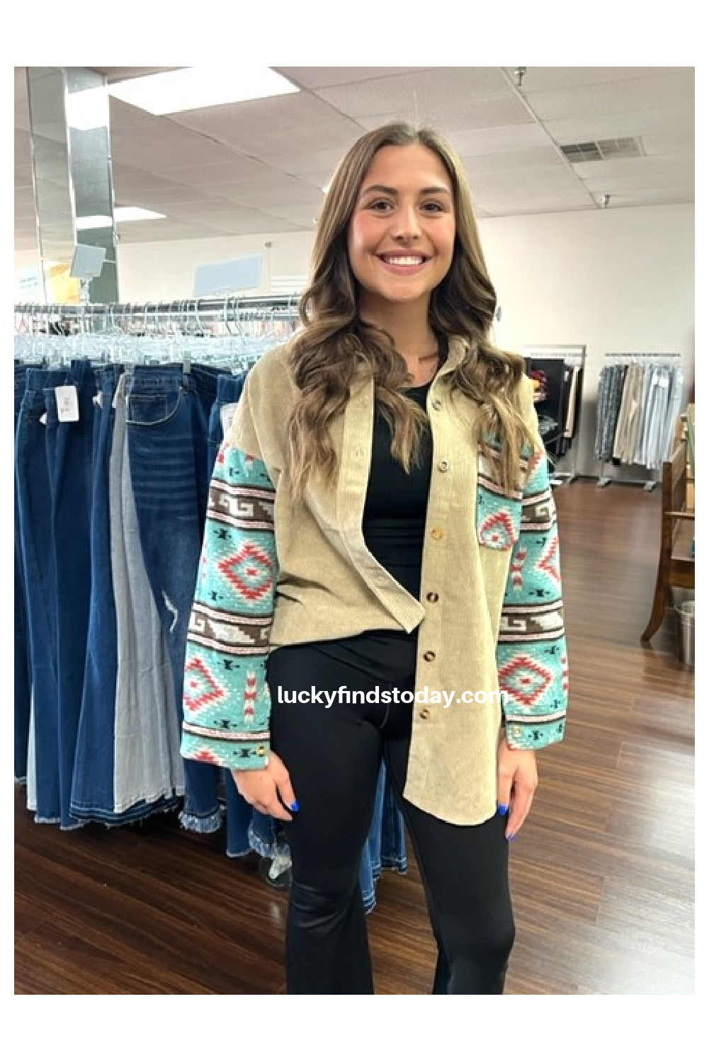 Cowboy Aztec Shacket D808