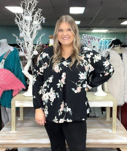 Greet My Floral Top D891