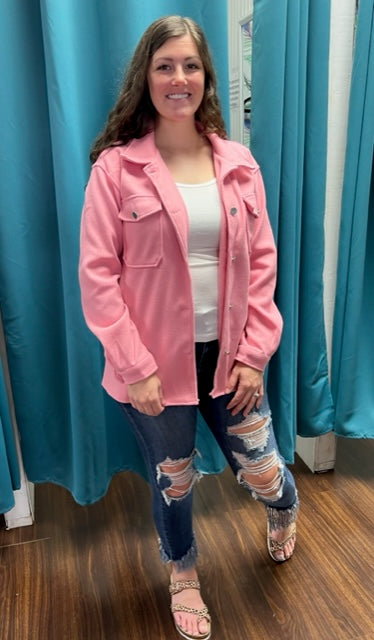Thinking Of U Shacket G150 Final Sale