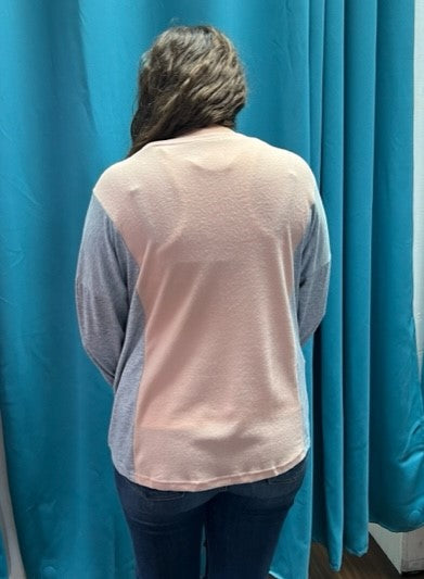 Sweet Colorblock Top G151 Final Sale