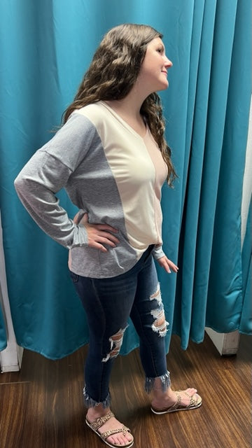 Sweet Colorblock Top G151 Final Sale