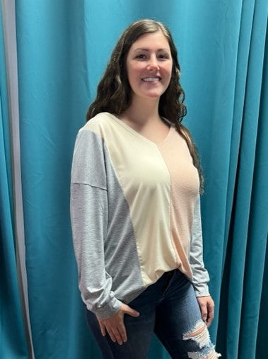 Sweet Colorblock Top G151 Final Sale