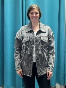 Showcase Stud Denim Jacket G168